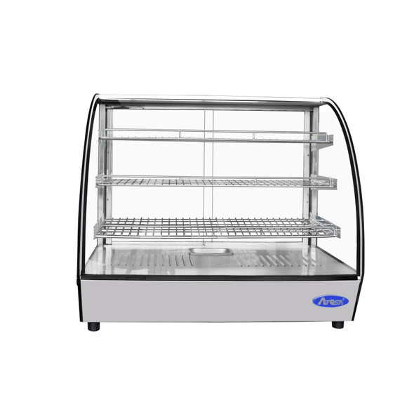 Atosa CHDC-44 Countertop Heated Curved Display Case (4.4 Cu. Ft.)