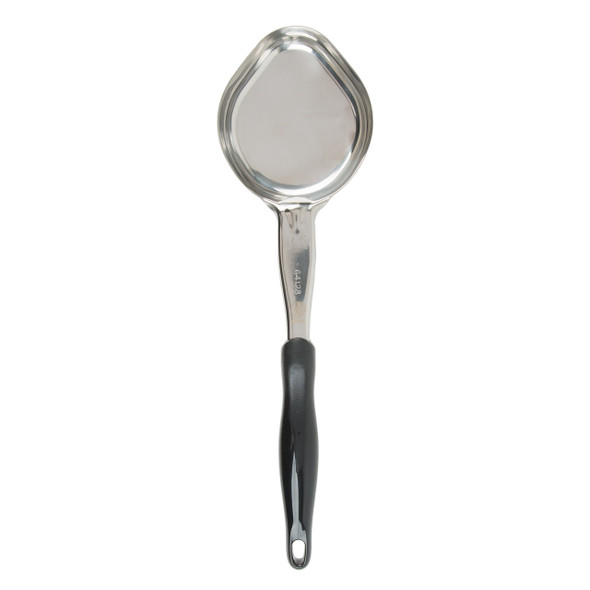 Vollrath 6412820 One Piece Heavy-Duty Spoodle, 8 oz., Solid Oval Bowl, Black Handle