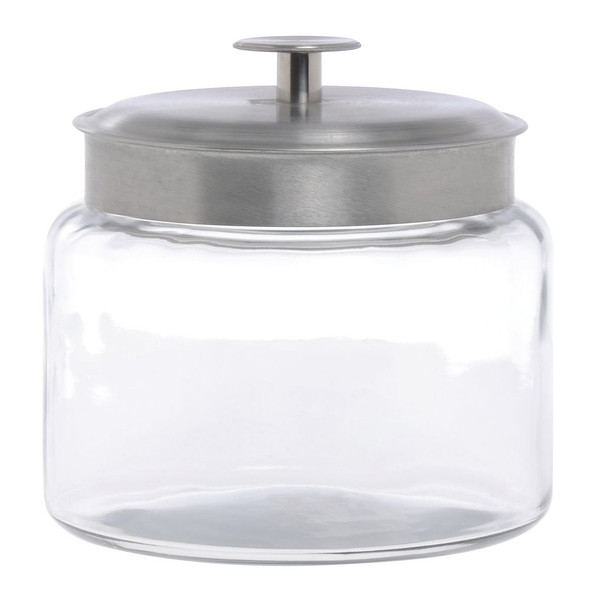 Anchor Hocking 95540AHG17 Montana Jar, 64 oz., Stainless Steel Cover