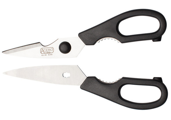 Winco KS-06 All-Purpose Kitchen Shears, 10-15/16", 4" Blade, Detachable