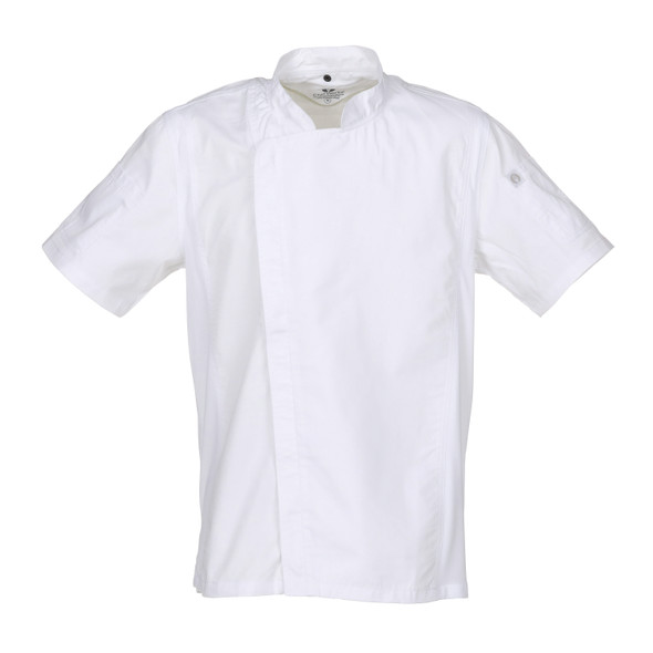 Chef Works BCSZ009WHTXL Springfield Chef Coat, White, X-Large