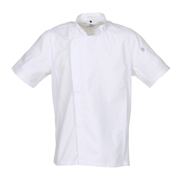 Chef Works BCSZ009WHTM Springfield Chef Coat, White, Medium