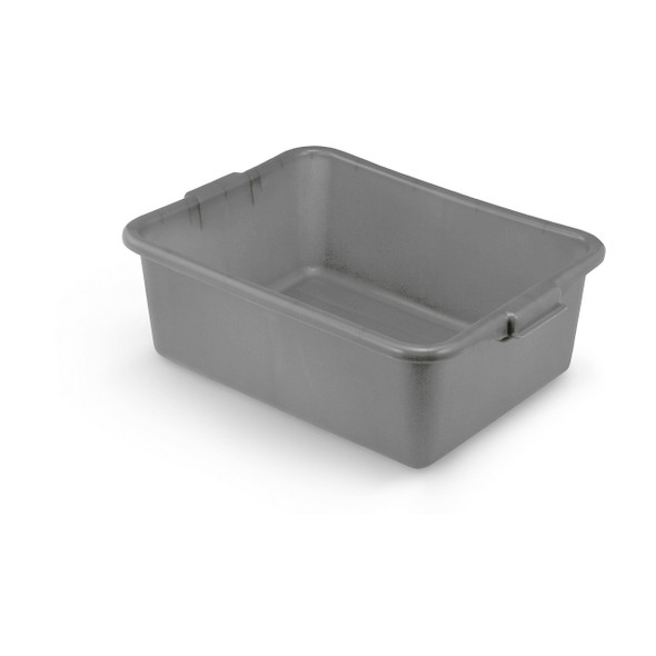 Tablecraft 1537G Bus Box, 15" x 21" x 7", Grey, NSF