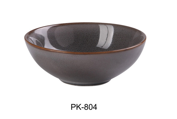 Yanco PK-804 Peacock 4 1/2" X 1 5/8" SOUP BOWL 6 OZ Ceramic Peacock Soup Bowl (36/Case)