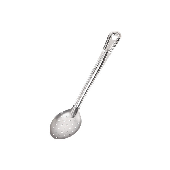 Browne 2752 Conventional Serving Spoon, 11"L, Perforated