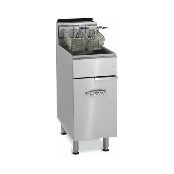 Imperial IFS-40-NG 40 Lb. Gas Tube Fired Fryer, Natural Gas