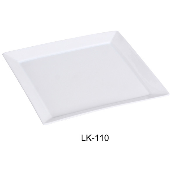 Yanco LK-110 Lion King Plate, 10-1/4", Square, Bone White (24/Case)