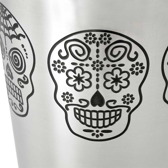 Mercer Barfly M37008SKU Skull Shaker Tin, 28 oz.