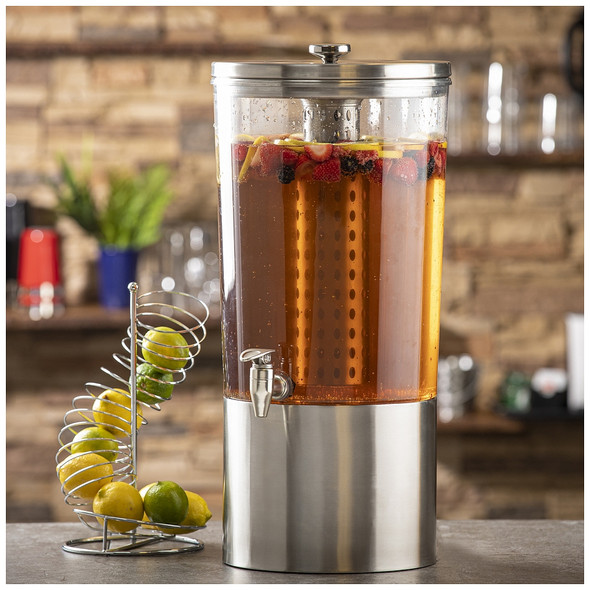 Tablecraft 10451 4.5 Gallon Straight Sided Upscale Beverage Dispenser