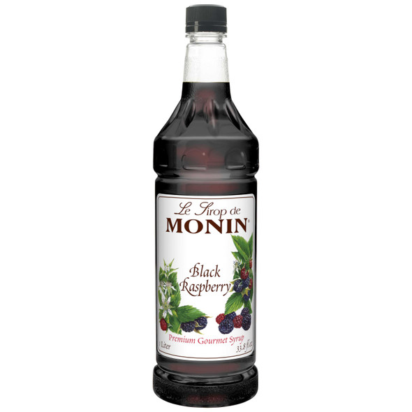 Monin Black Raspberry Syrup, 1 Liter