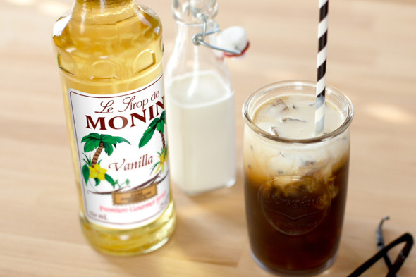 Monin Premium Vanilla Syrup, 1 Liter