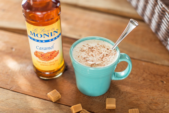 Monin Sugar Free Caramel Syrup, 1 Liter