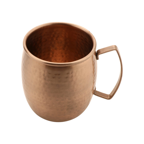 GET CPRMUG-02 16 oz. Copper-Plated Mug with Hammered Finish