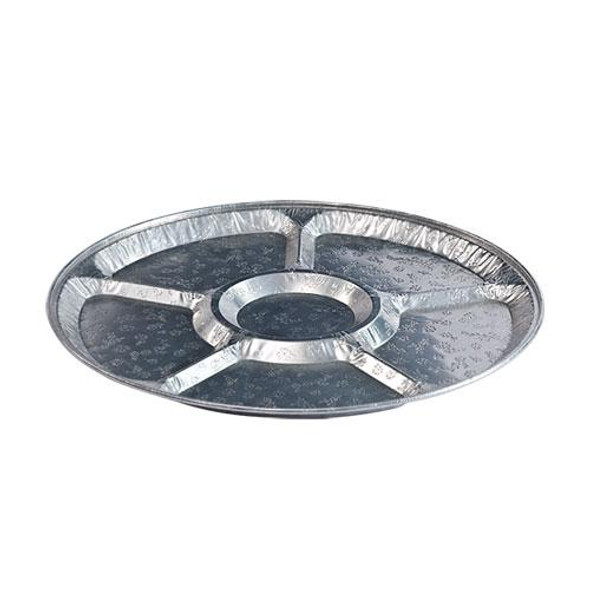 King Zak 00553 Aluminum Catering Trays, 16" Lazy Susan (25/Case) King Zak 00553 Aluminum Catering Trays, 16" Lazy Susan (25/Case)