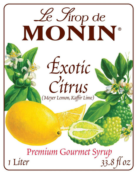 Monin Exotic Citrus Syrup, 1 Liter Monin Exotic Citrus Syrup, 1 Liter