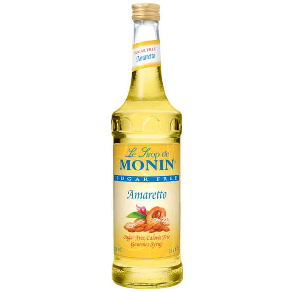 Monin Sugar Free Amaretto Syrup, 750 mL