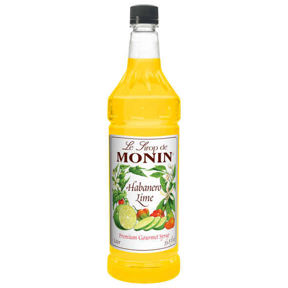 Monin Habanero Lime Syrup, 1 Liter
