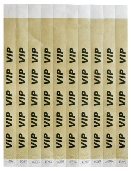 Bar Maid WB-VIP Wristband, VIP, 3/4" (500/Pack)