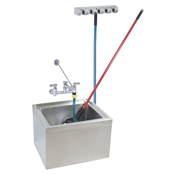 BK BKMS-1620-12-KIT Mop Sink Kit, floor mount, 24-1/2"W x 19-3/8"D x 17"H BK BKMS-1620-12-KIT Mop Sink Kit, floor mount, 24-1/2"W x 19-3/8"D x 17"H