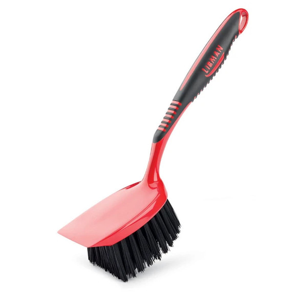 Libman 524 Utility Brush, 11"x3-1/4"x3-1/2", Red & Black Libman 524 Utility Brush, 11"x3-1/4"x3-1/2", Red & Black