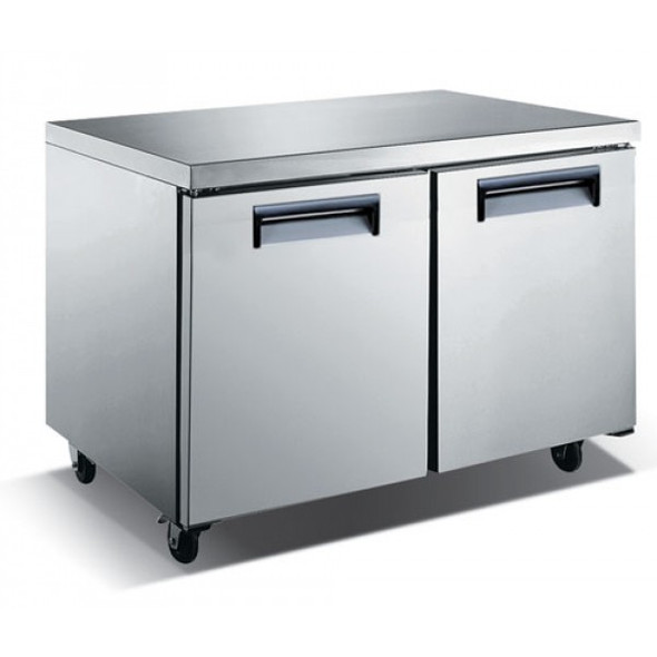 Adcraft USUCRF-48 48" Solid Door Undercounter Refrigerator - 2 Door - 12 Cu. Ft. Adcraft USUCRF-48 48" Solid Door Undercounter Refrigerator - 2 Door - 12 Cu. Ft.