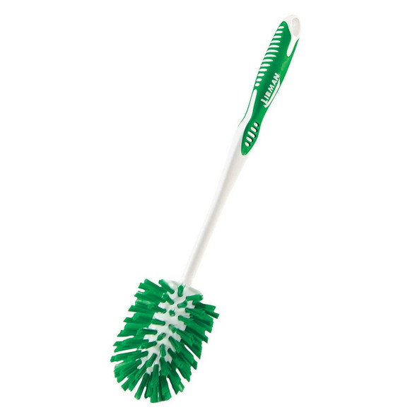 Libman 22 Toilet Brush, 14", Hanger Hole, Green & White
