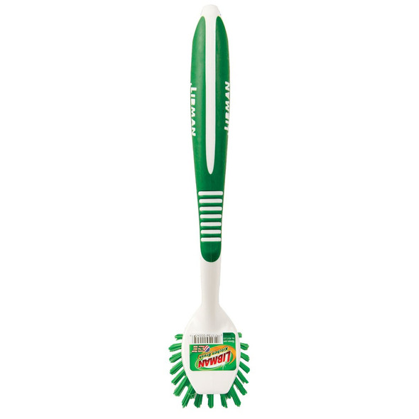 Libman 45 Kitchen Brush, 2" x 2", Scrub Surface, Green & White