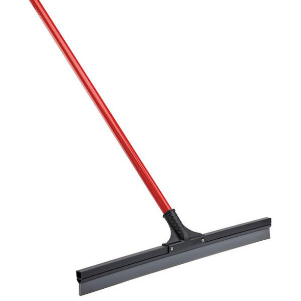 Libman 515 Floor Squeegee, 24", with Red Steel Handle