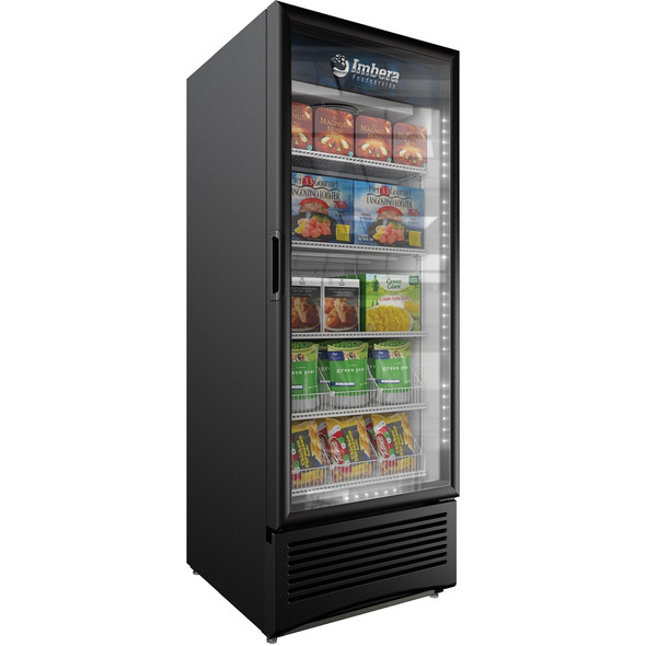 Omcan VFS24 Reach-in Display Freezer, one-section, 23 cu. ft.