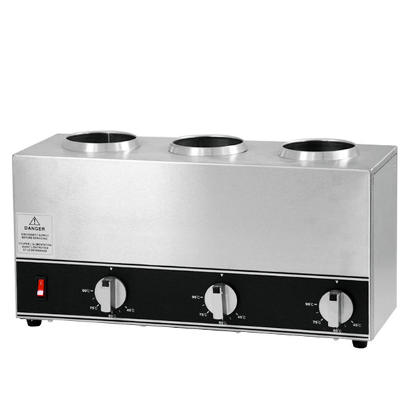 Omcan FW-CN-1603 Triple Bottle Sauce Warmer