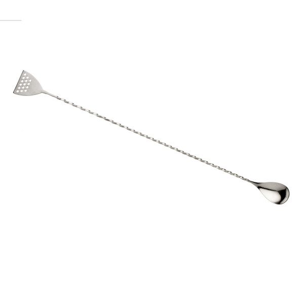 Mercer Barfly M37072 Barfly Bar Spoon, 15-3/4", Strainer End, Stainless