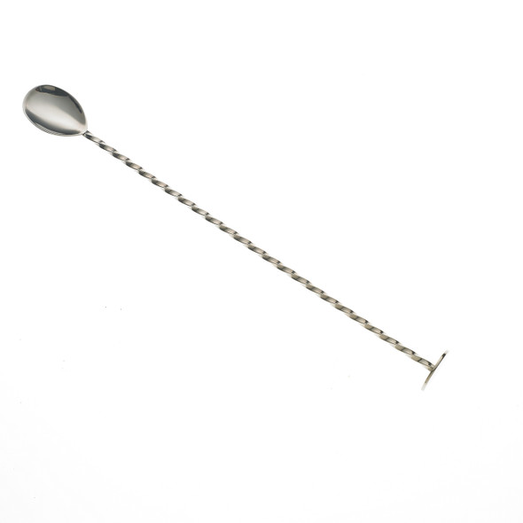 Mercer Barfly M37018 Barfly Bar Spoon, with muddler, 11-13/16", Stainless
