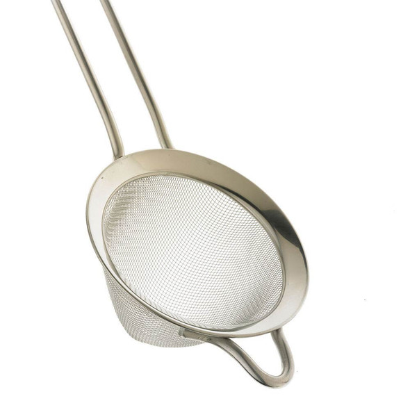 Mercer Culinary M37025 Barfly Mesh Strainer, 10-3/8" long, Fine Mesh, Stainless