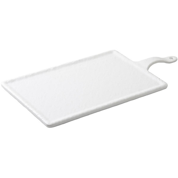 Tablecraft 11497 Frostone Serving Paddle, 13" x 8-3/4", White Slate