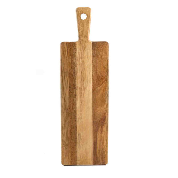 Tablecraft 11292 Acacia Serving Board, 20" x 6", Rectangular, Wood