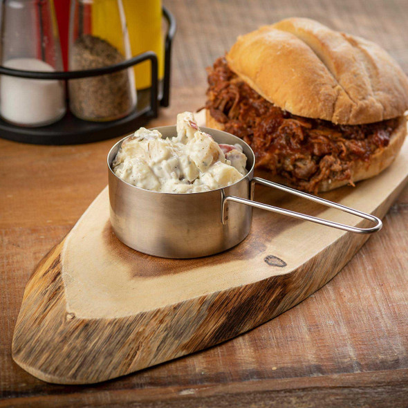 Tablecraft 11300 Acacia Serving Board, 16" x 8", Oval, Wood