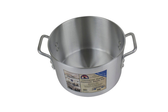 Libertyware SAU10 10 qt. Aluminum Sauce Pot without Cover