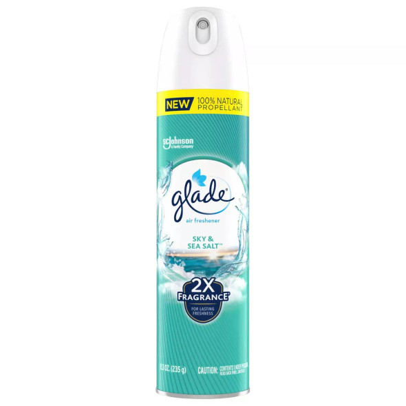 Glade Aerosol Air Freshener, 8.3 oz, Sky & Sea Salt Glade Aerosol Air Freshener, 8.3 oz, Sky & Sea Salt