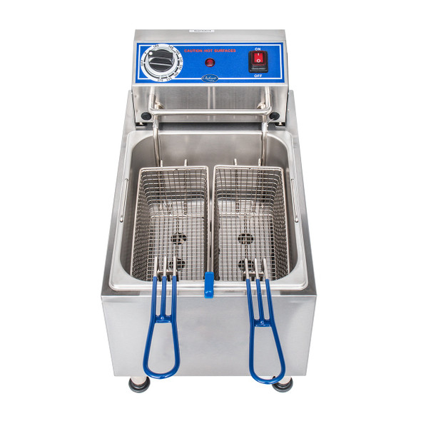 Globe PF10E Electric Countertop Fryer, 10 lb. capacity, 120V