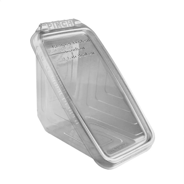 Anchor Packaging Hinged Sandwich Wedge Clear, 7"x4" (300pcs/Case)