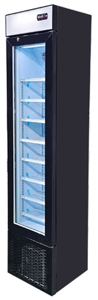 Omcan FR-CN-0105B Slim Display Freezer, One-section, 3.7 cu. ft.