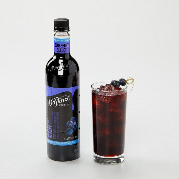 Davinci Gourmet Sugar Free Blueberry Syrup, 750 mL