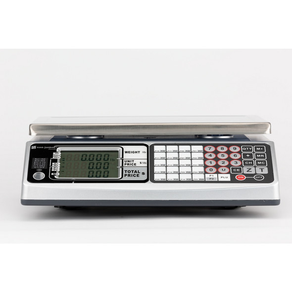 San Jamar SCDG30LFT Pro MZR Price Computing Scale, 30 lb x .01 lb, Legal for Trade San Jamar SCDG30LFT Pro MZR Price Computing Scale, 30 lb x .01 lb, Legal for Trade