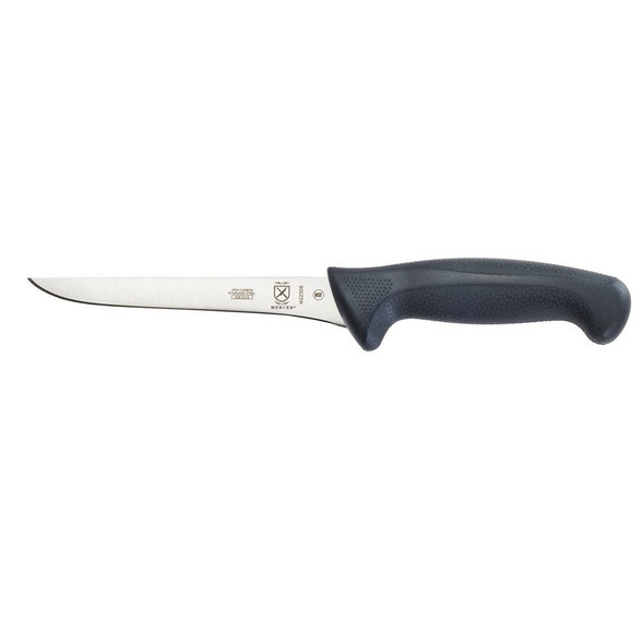 Mercer Culinary M22306 Millennia 6" Boning Knife, Black Non-Slip Santoprene Handle