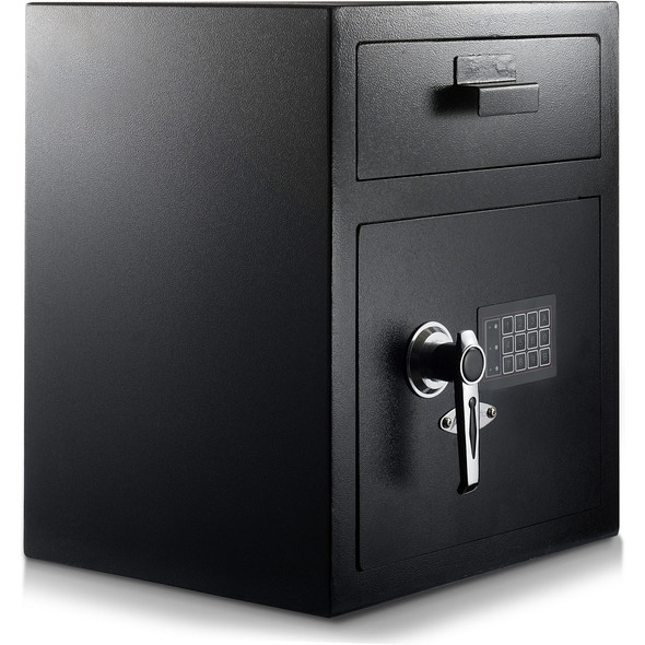 Alpine ADI670-200-BLK Digital Lock Safe, 1.1 cu. ft. cap., Steel, Black