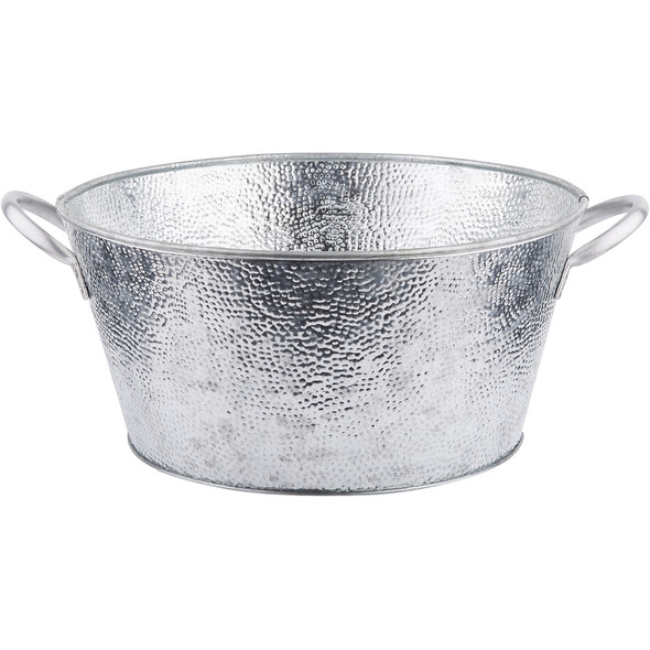 Tablecraft GT1515 Galvanized Beverage Tub, 4-1/2 gal., 15" Round