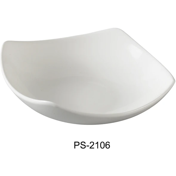 Yanco PS-2106 Piscataway, Bowl, Square, 6-1/2", 10 oz (36/Case)
