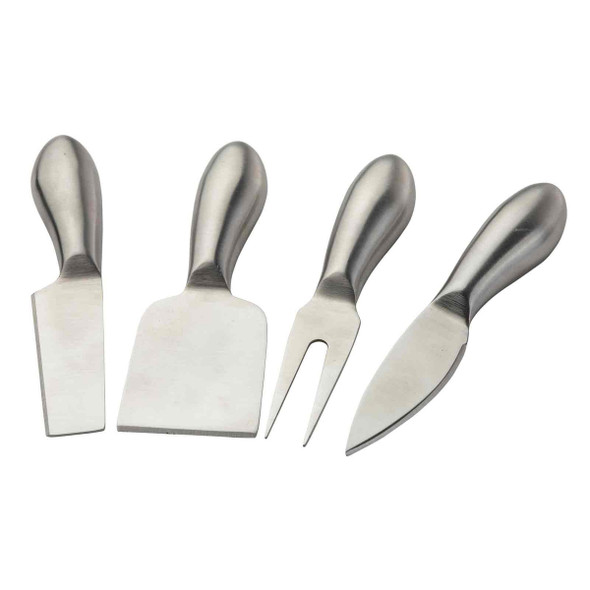 Tablecraft 11061 Cheese Knives, Set of 4, Stainless Steel