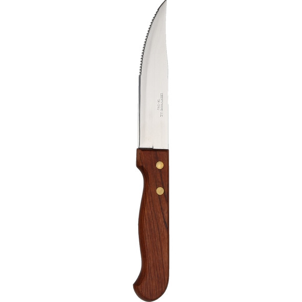 Libertyware SK-DWJ Steak Knife, 5", Point Tip, Wood Handle (1dz/box)