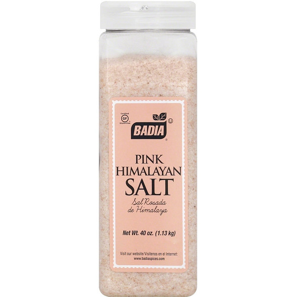 Badia Pink Himalayan Salt, 40 Ounces